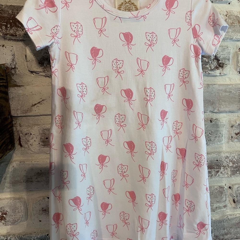 The Beaufort Bonnet Company Pink and White Dress